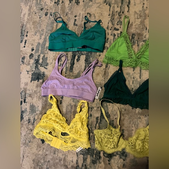 Bootay Bag Bra/Bralette Tops, 6 pairs! All size Small! - Picture 2 of 3